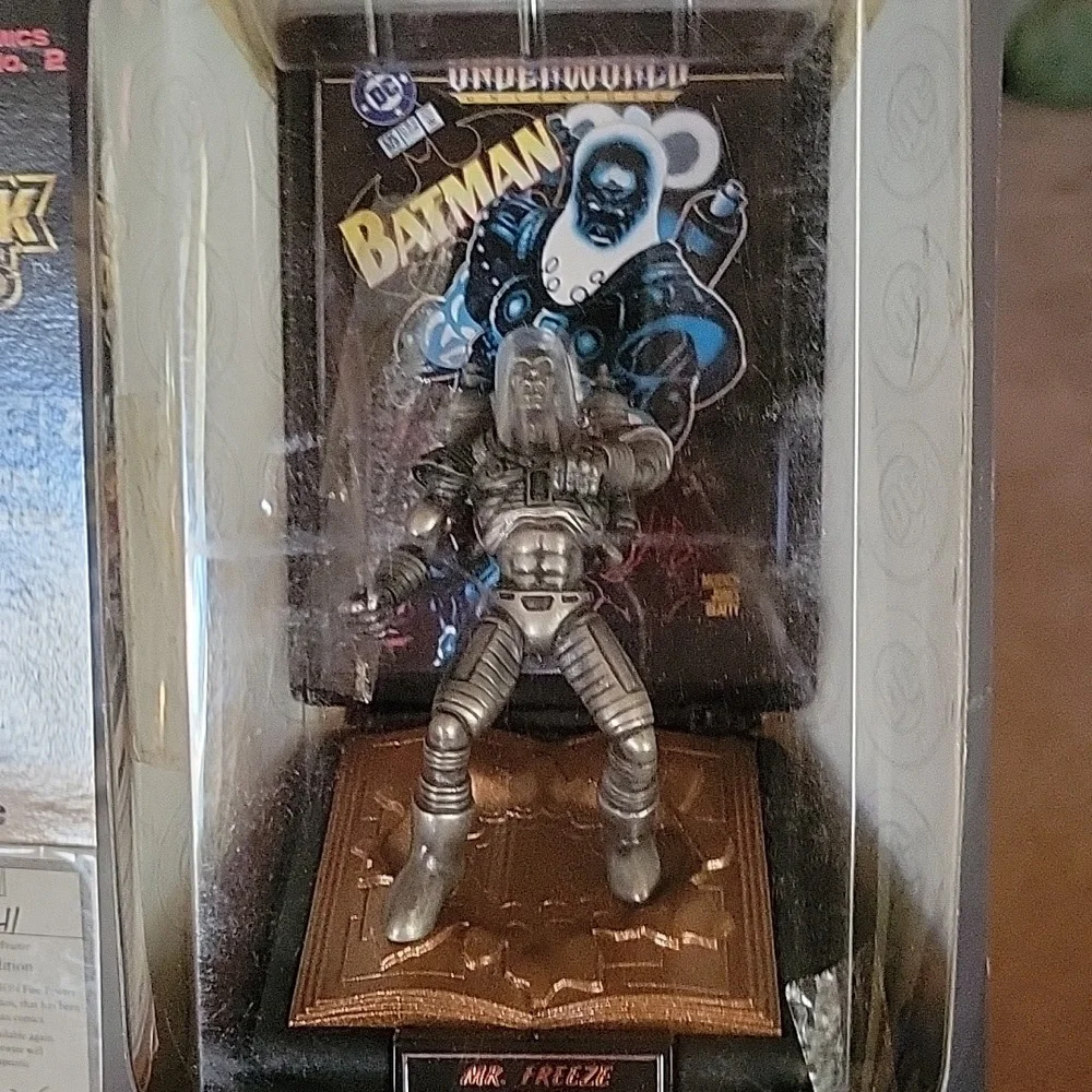 Vintage1995 Mr Freeze Batman DC Fine Pewter Original Figure w/COA Comic Book